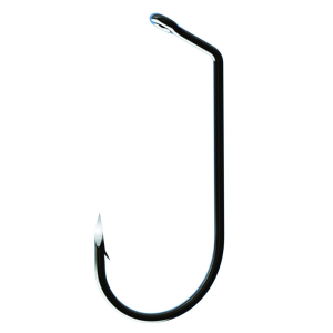 Trokar Flippin' Jig Cross Eye 60 Degree Platinum Black 50pk Size 2/0 - Eagle Claw