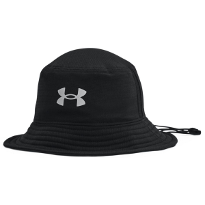 UA Iso-Chill ArmourVent Bucket Hat, Black, L/XL - Under Armour