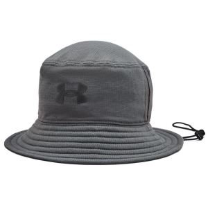 UA Iso-Chill ArmourVent Bucket Hat, Grey, L/XL - Under Armour