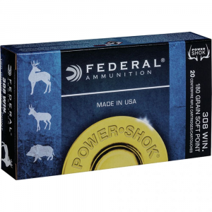 eral Power-Shok Rifle 308 Win 180 Gr. Jacketed Soft Point 20 Rd. Ammo