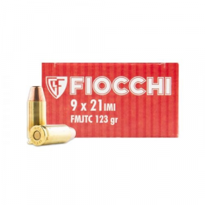 cchi Shooting Dynamics 9x21mm 123gr Full Metal Jacket Truncated-Cone 50rd Box Ammo