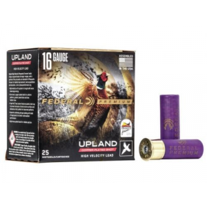 eral Premium Upland Wing-Shok 16 Gauge 2.75 1 1/8 Oz 5 Shot 25 Bx/ 10 Cs Ammo