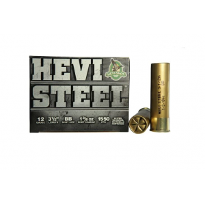 I-Shot Hevi-Steel 12 Gauge 3.5 1 3/8 Oz BB Shot 25 Bx/ 10 Cs Ammo