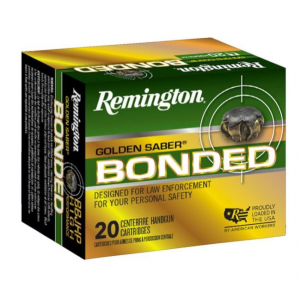 ington Ammunition Golden Saber Defense 40 S&W 180 Gr Brass Jacket Hollow Point (BJHP) 20 Bx/ 25 Cs Ammo