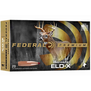 eral P3006ELDX1 30-06 Cal 175 Gr Extremely Low Drag-eXpanding (ELD-X) 20 Bx/10 Cs Ammo