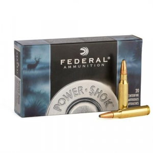 eral Standard Power-Shok Jacketed Soft Point 308 Winchester 180 Gr 20 Round Box Ammo