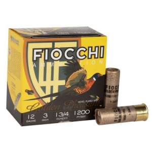 cchi Golden Pheasant 12 Gauge 3 1 3/4 Oz 6 Shot 25 Bx/ 10 Cs Ammo