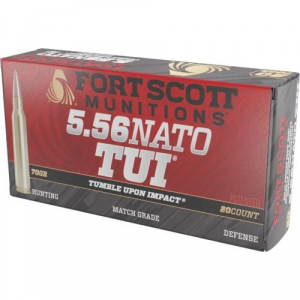 t Scott Munitions Rifle 5.56 70Gr FSM TUI Copper NATO 20 Rounds Per Box Ammo