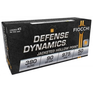 cchi Shooting Dynamics Jacketed Hollow Point 380 ACP 50 Round Box Ammo