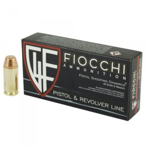 cchi Shooting Dynamics Full Metal Jacket 40 S&W 180gr Flat Nose 50rd Box Ammo