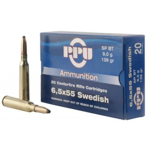  Metric Rifle 6.5x55 Swedish 139 Gr Soft Point (SP) 20 Bx/ 10 Cs Ammo