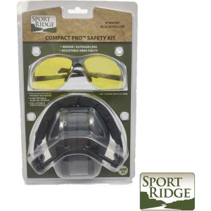 Sport Ridge Compact Pro Safety Kit w/ Yellow Lens Black Frame - Sport Ridge