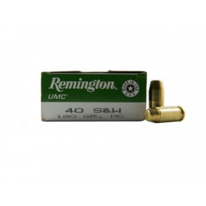 ington UMC Full Metal Jacket 40 S&W 50 Round Box Ammo