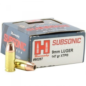 nady Subsonic XTP 9mm 25 Round Box Ammo