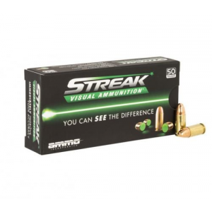 o Inc. Streak 9mm 124gr TMC Green 50/RD Ammo