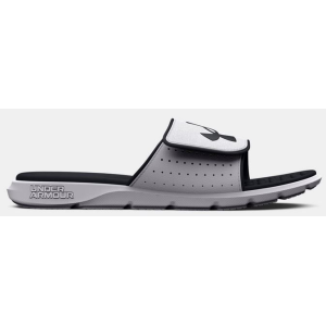 UA Ignite Pro Slides, Men's, White and Black, 9 - Under Armour