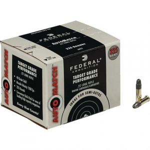 eral Champion Training Rimfire .22 LR 40 Gr. Lead Round Nose 325 Rd. Ammo