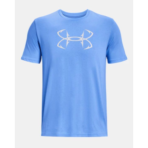 UA Men's Fish Hook Logo T-Shirt Carolina Blue Large - Under Armour
