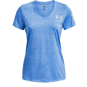 Freedom Tech Short Sleeve V-BLU,SM - Under Armour