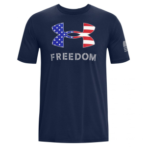 Under Armour Freedom Logo T-Shirt Navy Men's Small - Under Armour