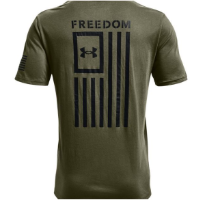 UA Freedom Flag T-Shirt, Men's, OD Green, 3XL - Under Armour