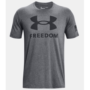 UA Freedom Logo T-Shirt, Men's, Pitch Grey, S - Under Armour