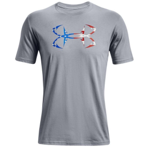UA Freedom Hook T-Shirt, Men;s, Grey, 3XL - Under Armour