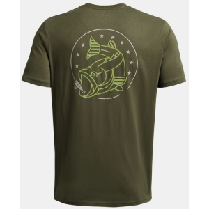 UA Freedom Bass T-Shirt, Men's, OD Green, M - Under Armour