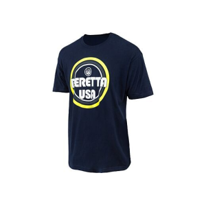 Beretta T-shirt Retro Busa Logo Large Navy Blue - Beretta