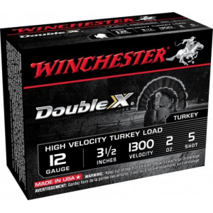 chester Double X High Velocity 12 Gauge 3.5 #5 Shot 10 Round Box Ammo