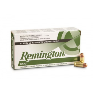 ington UMC 380 ACP 95 Grain Metal Case 50rd Box Ammo