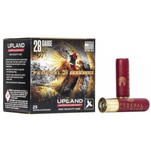 eral Premium Upland Wing-Shok High Velocity 28 Gauge 2.75 3/4 Oz 7.5 Round 25 Bx/ 10 Cs Ammo