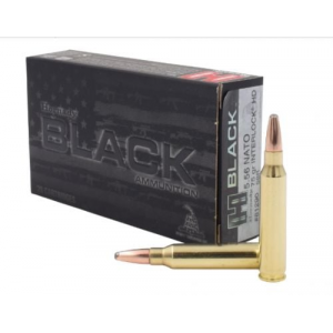 nady Black 5.56 NATO 75Gr. Interlock HD SBR 20rd Box Ammo