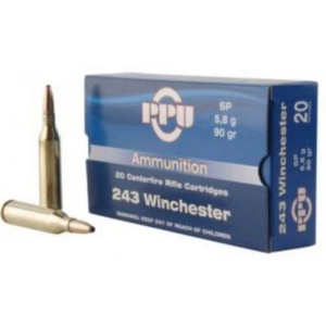  Standard Rifle 243 Winchester 90 Gr Soft Point 20 Bx Ammo