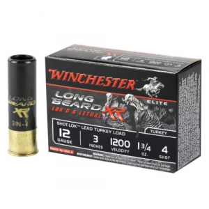 chester Long Beard XR Shot-Lok 12 Gauge 3 # 4 Shot 10 Round Box Ammo