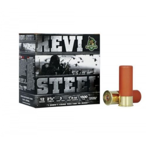 I-Shot Hevi-Steel 12 Gauge 2.75 1 1/8 Oz 3 Shot 25 Bx/ 10 Cs Ammo