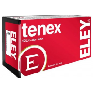 y Tenex Flat Nose 22 Long Rifle 50 Round Box Ammo