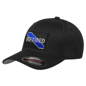 Thin Blue Line FlexFit Retired Hat - Blue Line
