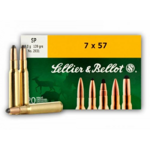 lier & Bellot Soft Point 7x57 Mauser 140gr 20 Round Box Ammo