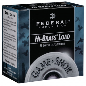 eral Game-Shok Upland 410 Gauge 2.5 1/2 Oz #6 Shot 25rd Box Ammo