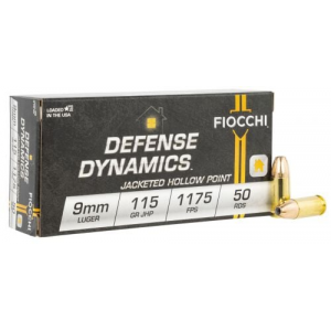 cchi Pistol Shooting Dynamics Hollow Point 9mm 50 Round Box Ammo