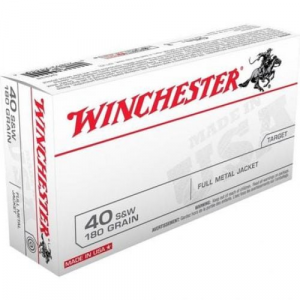 chester Full Metal Jacket 40 S&W 180 Gr 50 Round Box Ammo