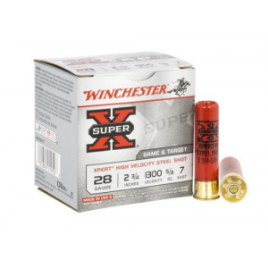 chester Super X Xpert High Velocity Steel 28 Gauge 7 Shot 25 Round Box Ammo