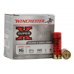 chester Super X Game Load 16 Gauge 2.75 1 Oz 6 Shot 25 Bx/ 10 Cs Ammo