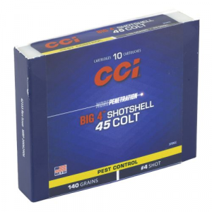  Big 4 Handgun Shotshell Ammunition .45 Colt #4 850 Fps 10/ct Ammo