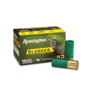 ington Slugger Lead Rifled Slug 12 Gauge 2-3/4 15 Round Box Ammo