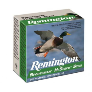 Remington Sportsman Hi-Speed Steel Loads 12 ga. 3 in. 1 1/8 oz. 4 Round 25 r - Remington