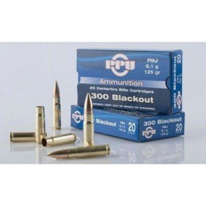  Standard Rifle .300 Black (7.62x35mm) 125 GR Hollow Point Boat Tail 20 Bx/ 50 Cs Ammo