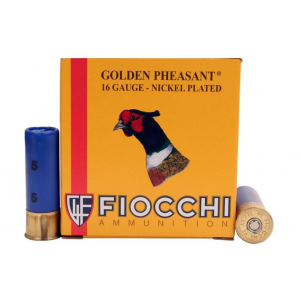 cchi Golden Pheasant 16 Gauge 2.75 1 1/8 Oz 5 Shot 25 Bx/ 10 Cs Ammo