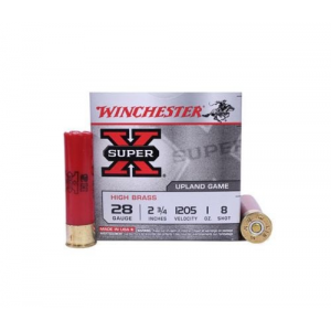 chester Super X High Brass 28 Gauge 2.75 1 Oz #8 Shot 25rd Box Ammo